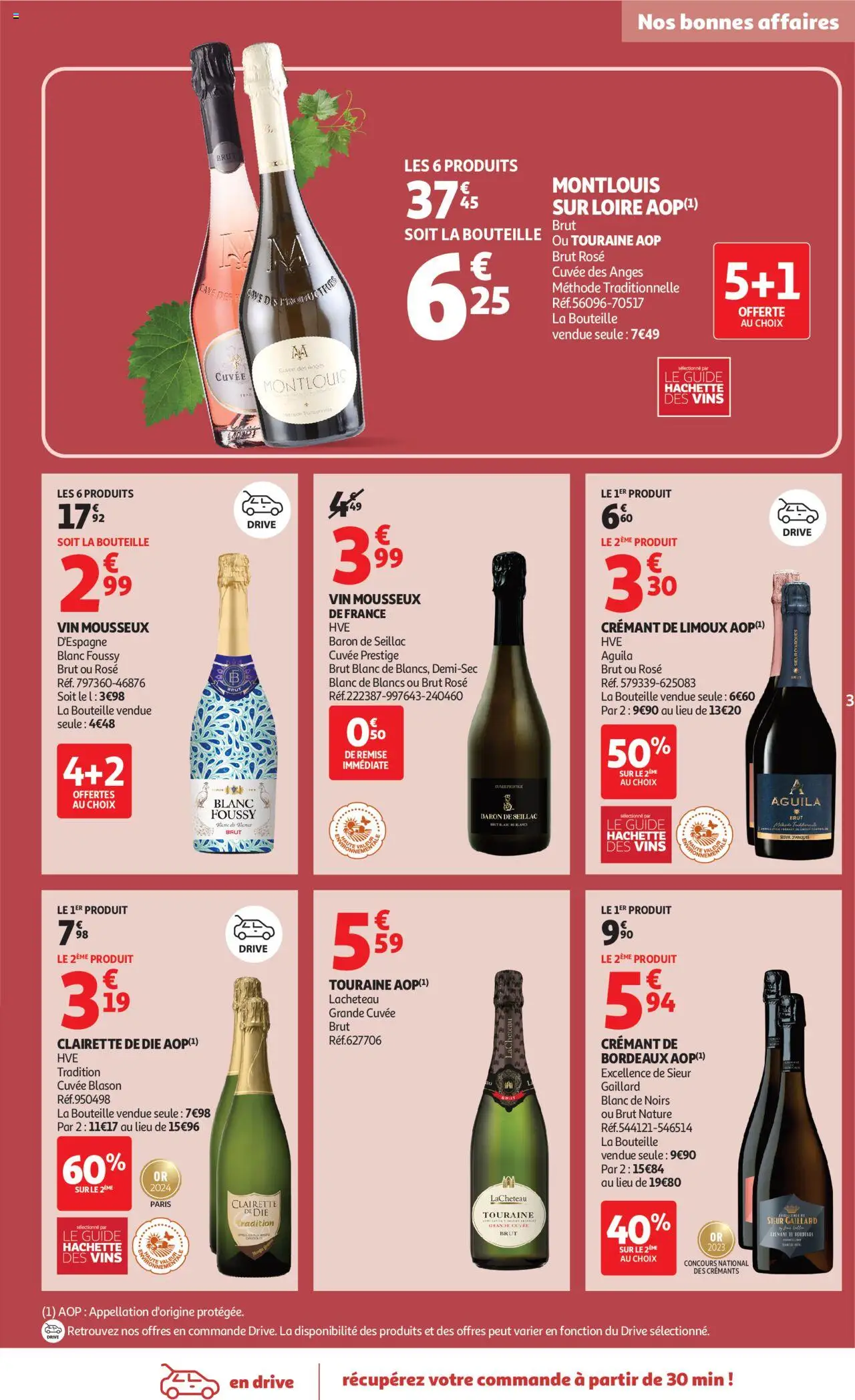 {H1} | Page: 3 | Produits: Vin mousseux, Clairette de die, Mousseux, Vin