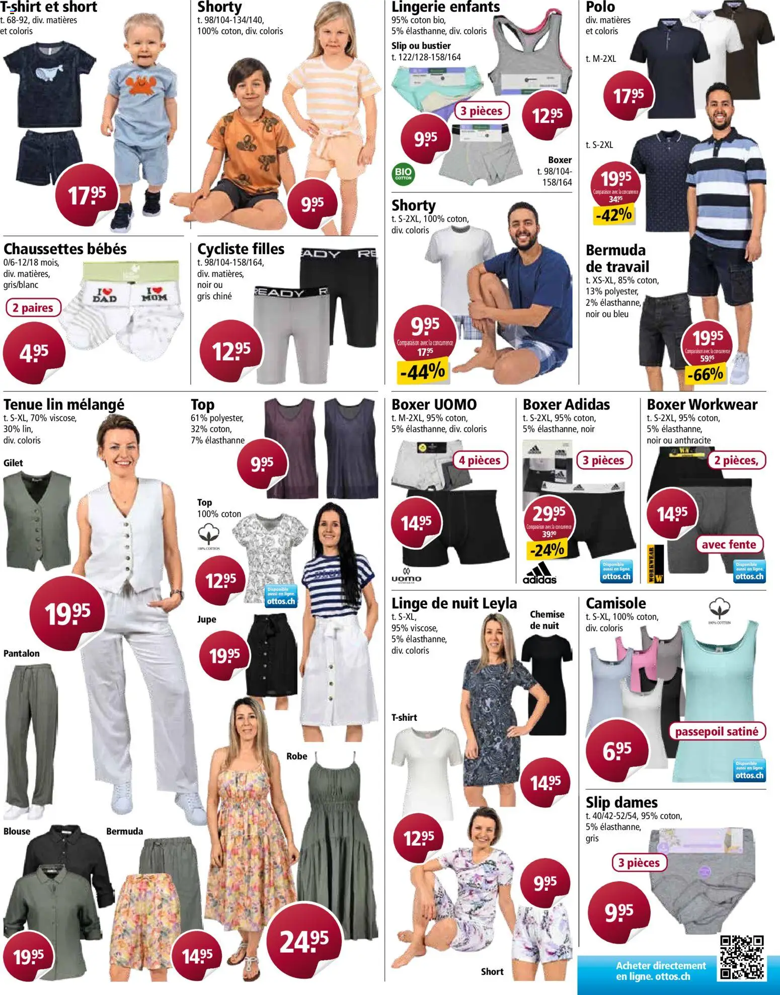 Otto's aktionen FR – gültig ab 05.05.2026 | Seite: 9 | Produkte: Slip, Boxer, Shirt, Bermuda