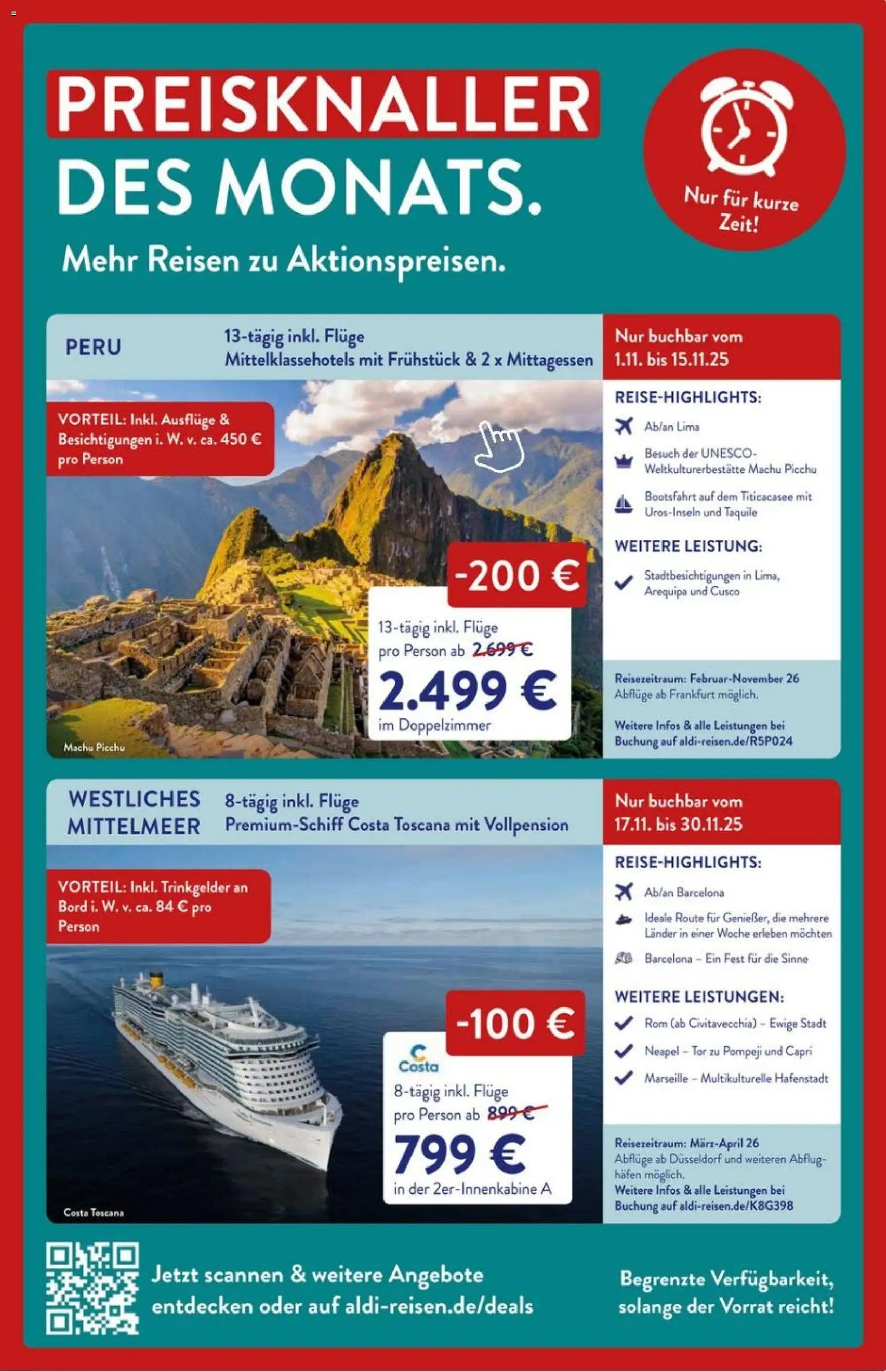 Aldi Süd Reisemagazin November 2025 – gültig ab 01.11.2025 | Seite: 3