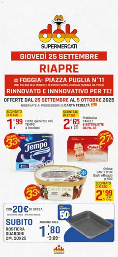 Anteprima del volantino DOK Foggia catalogo valido a partire dal 25.09.2025