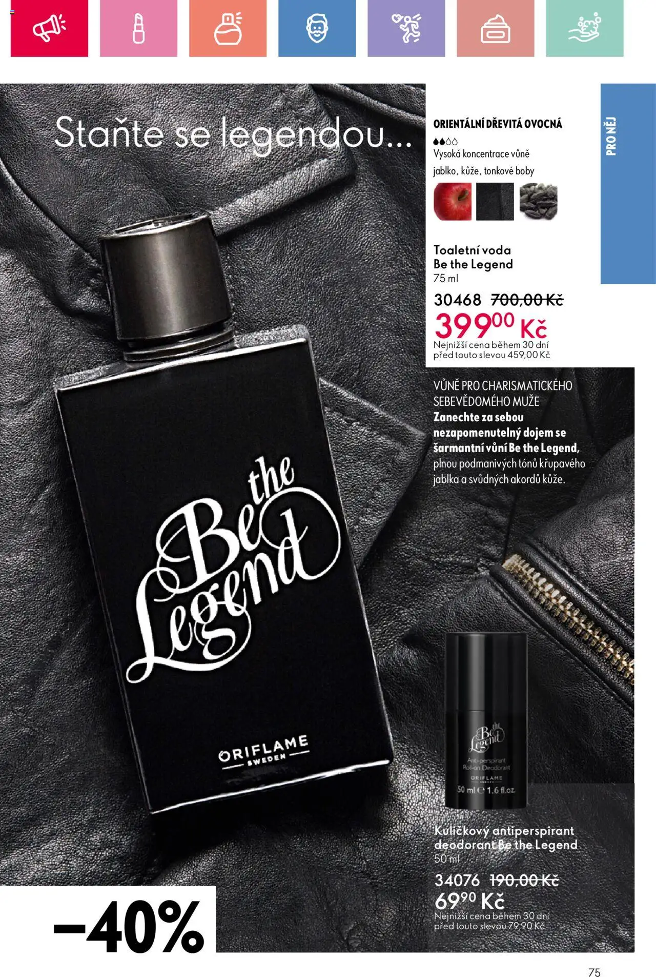 Oriflame katalog č.08/2025 od 25.05.2025 | Strana: 75 | Produkty: Antiperspirant, Voda, Jablka, Boby