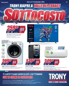 Anteprima del volantino Trony Settingiano catalogo valido a partire dal 03.09.2025