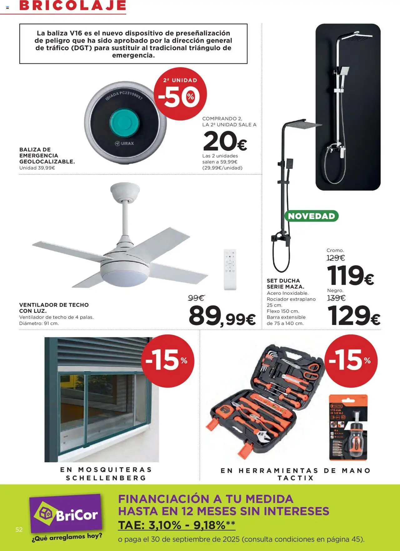 Hipercor catálogo │ válido desde el 05.06.2025 | Página: 58 | Productos: General, Ventilador, Ducha