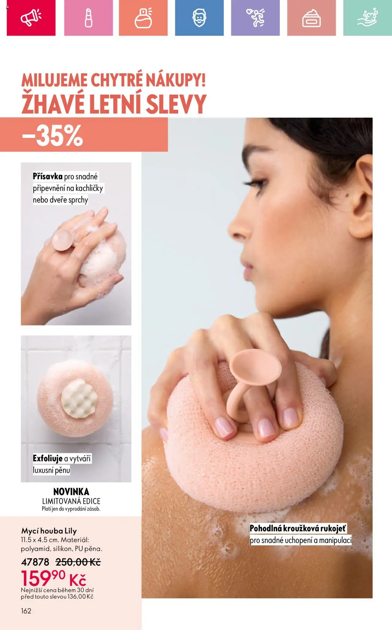 Oriflame katalog č.10/2025 od 06.07.2025 | Strana: 162 | Produkty: Mycí houba