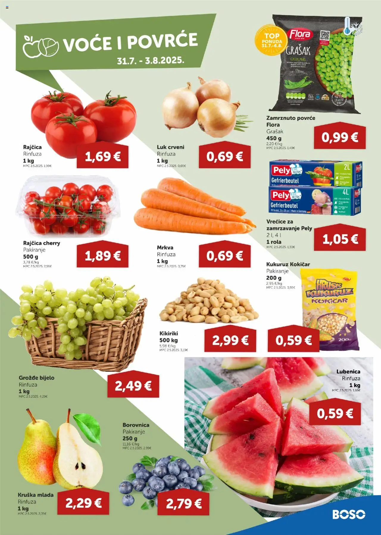 Boso katalog | vrijedi od 31.07.2025 | Stranica: 3 | Proizvodi: Kikiriki, Grašak, Kruška, Rajčica