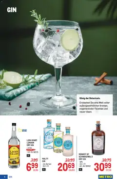 Metro  Wein und Spirituosen Spezial ab 22.01.2026 gültig | Seite: 4 | Produkte: Gin