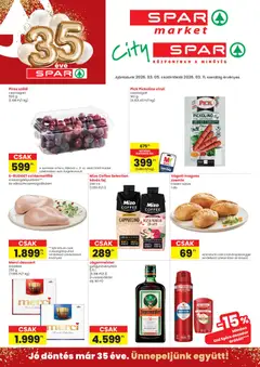 Spar Market akciós újság - amely érvényes a következő dátumtól: 05.03.2026