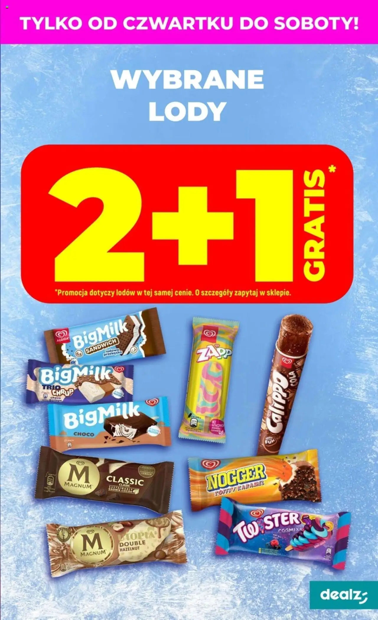 Dealz Gazetka od 07.08.2025 | Strona: 47 | Produkty: Sandwich, Lody