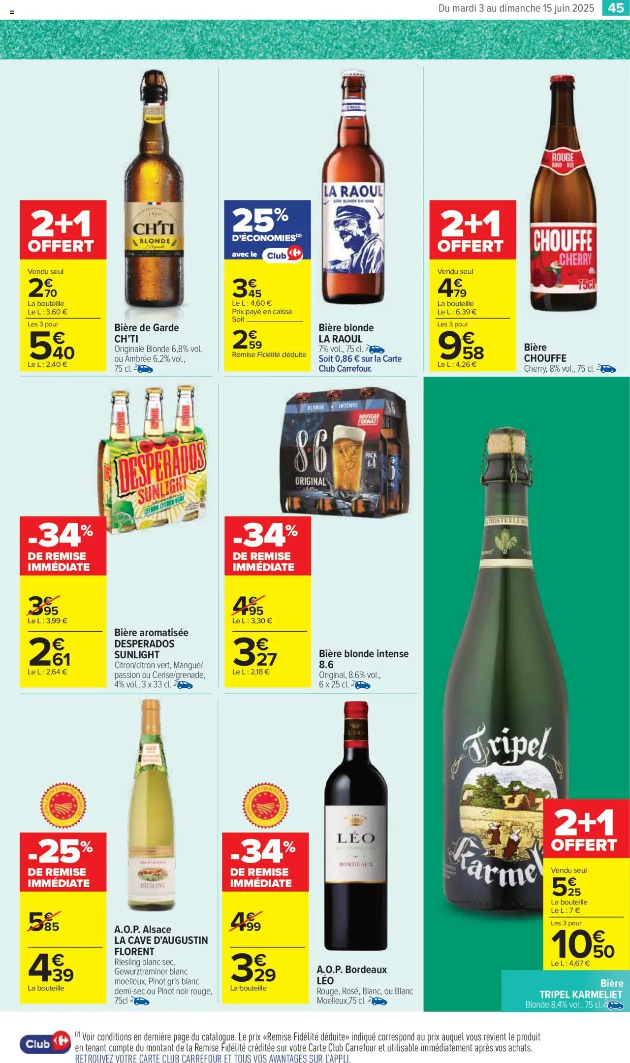  | Page: 47 | Produits: Citron, Citron vert, Bière blonde, Bière