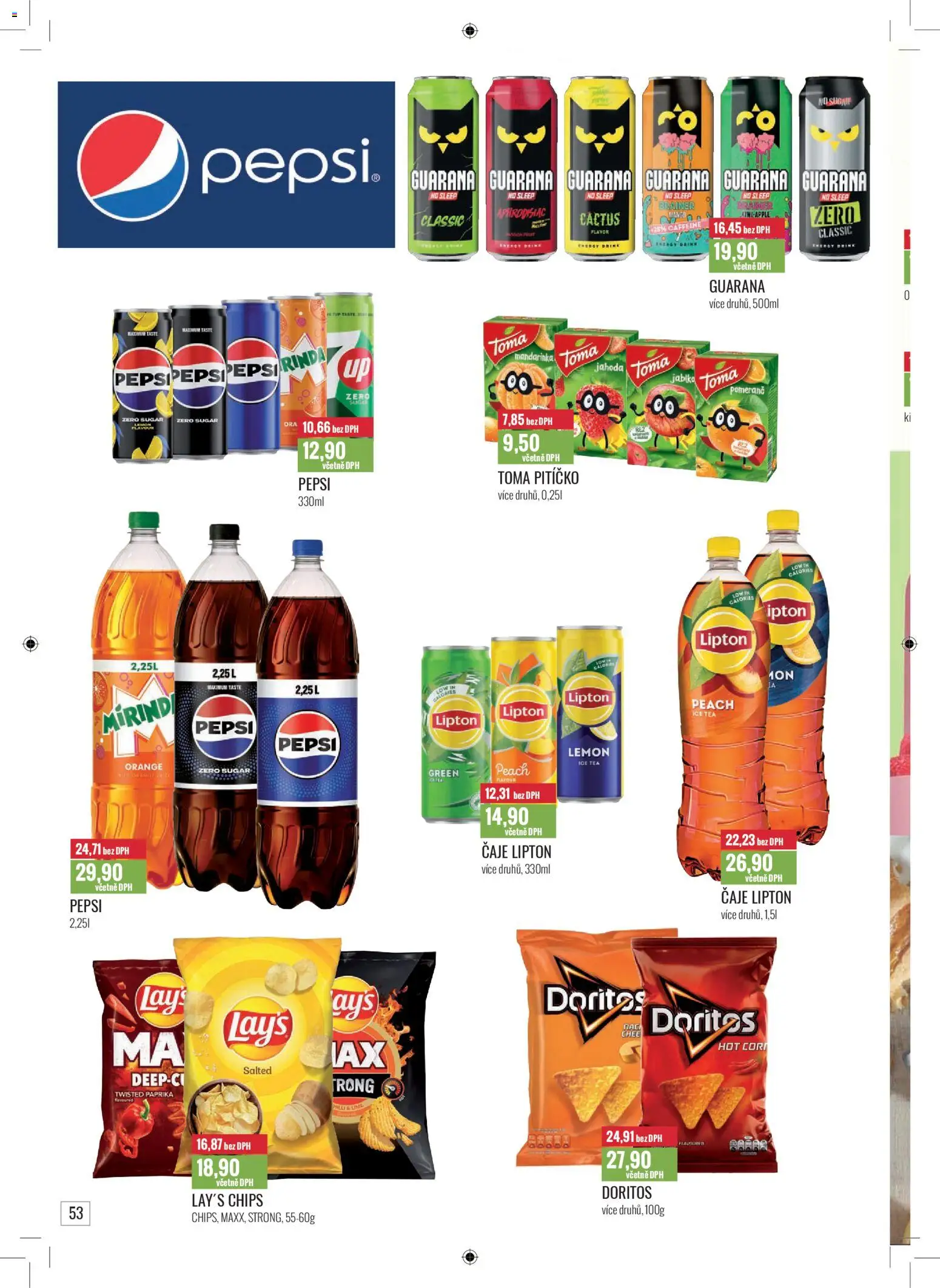 Ratio leták od 01.11.2025 | Strana: 54 | Produkty: Jablka, Pepsi, Doritos, Čaje