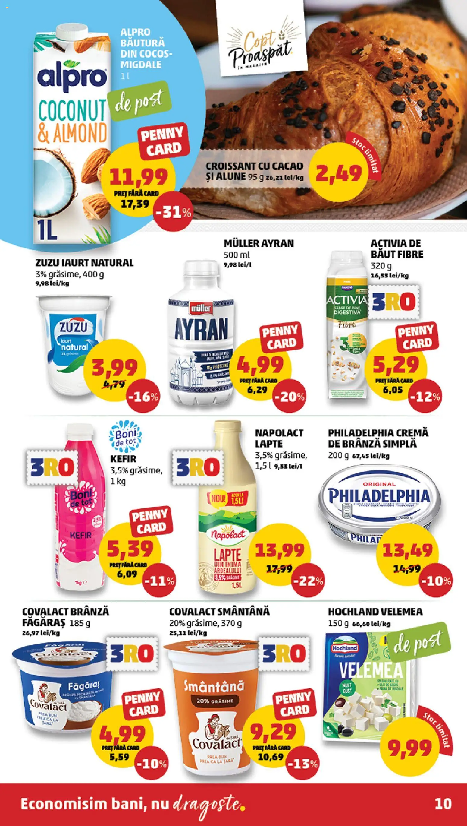 Noul catalog PENNY – valabil de la 25.02.2026 | Pagină: 10 | Produse: Alune, Lapte, Cremă, Smântână