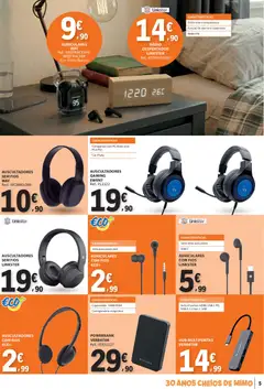 Pré-visualização E.Leclerc folheto Não Alimentar válido de 09.04.2026 | Página: 5 | Produtos: Rádio, Despertador, Suspensão, Portas