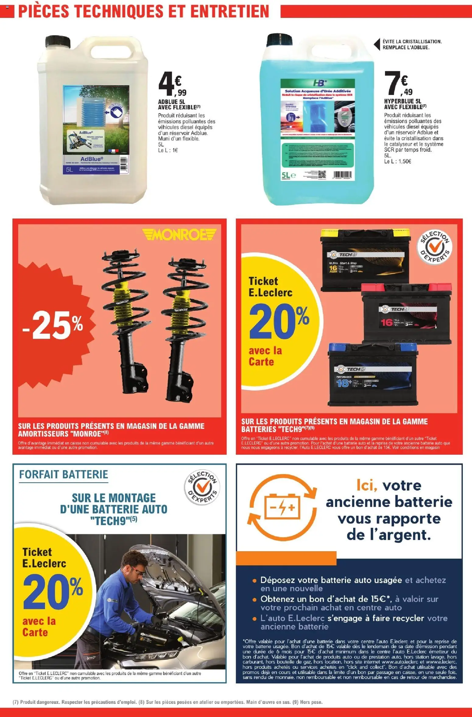 {H1} | Page: 5 | Produits: AdBlue, Batterie