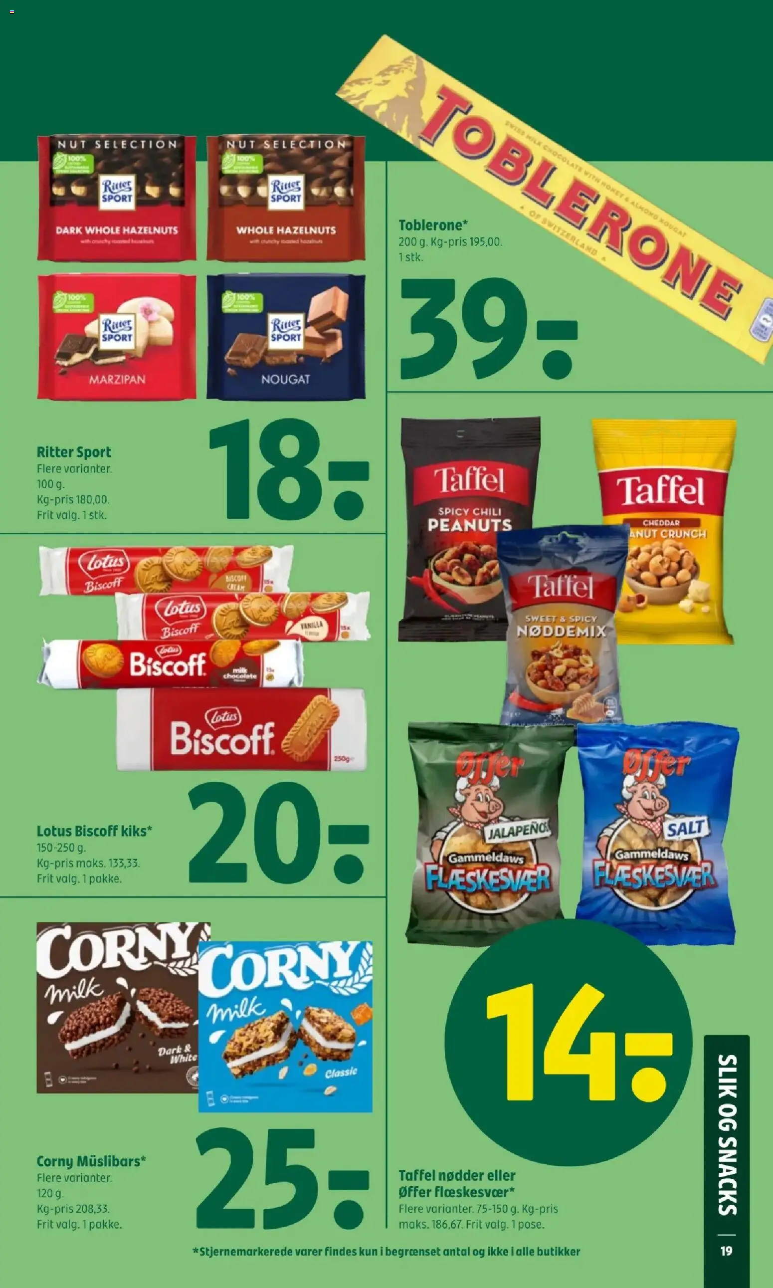 Coop 365 tilbudsavis – gyldig fra 30.10.2025 | Side: 21 | Produkter: Slik, Nødder, Peanuts, Salt