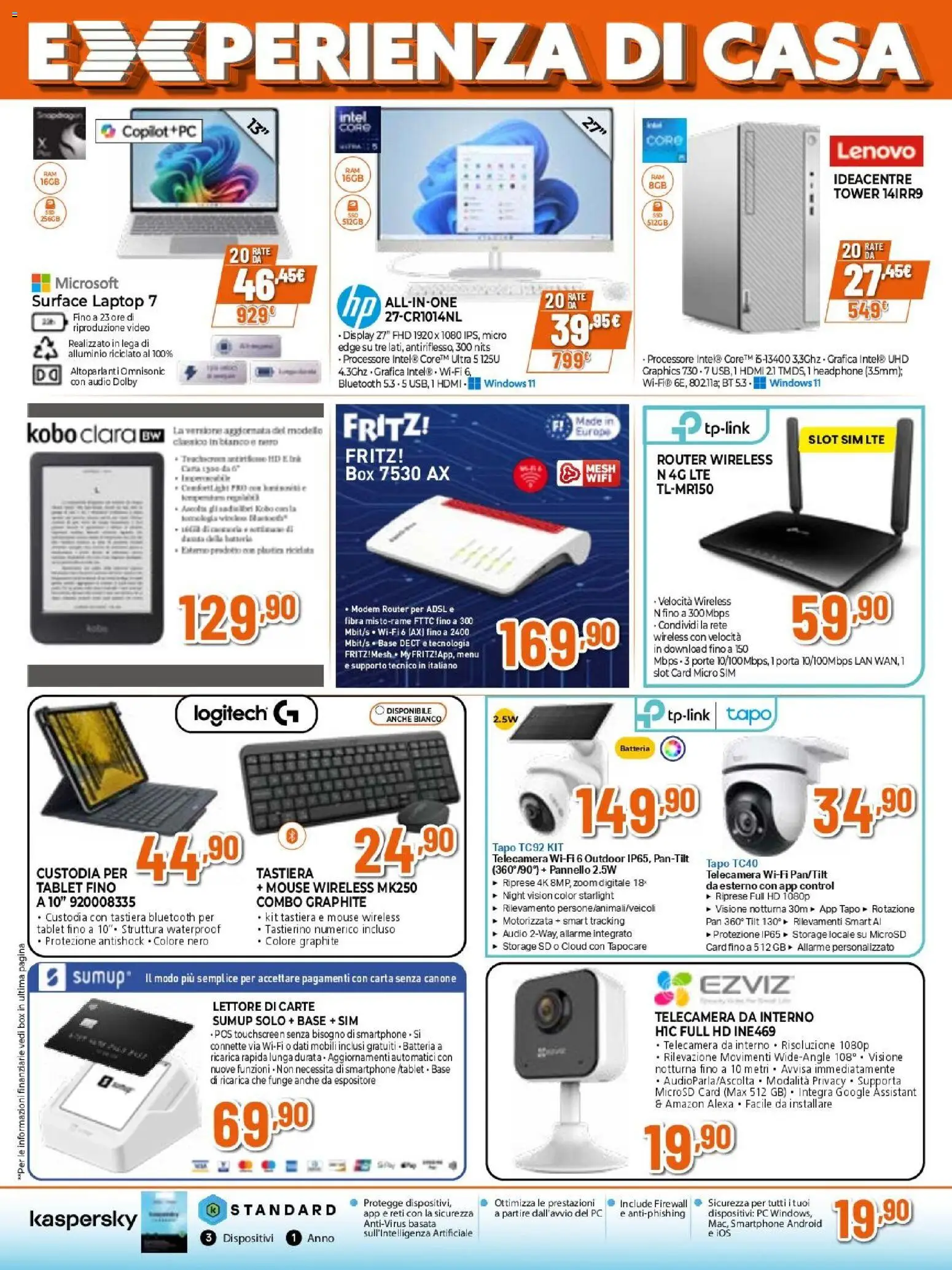 Volantino Expert del 23.04.2026 | Pagina: 22 | Prodotti: Router, Mouse, Alluminio, Batteria