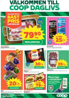 Coop Daglivs erbjudanden - Förhandsvisning av reklamblad från butik Coop Daglivs aktuell från 09.03.2026
