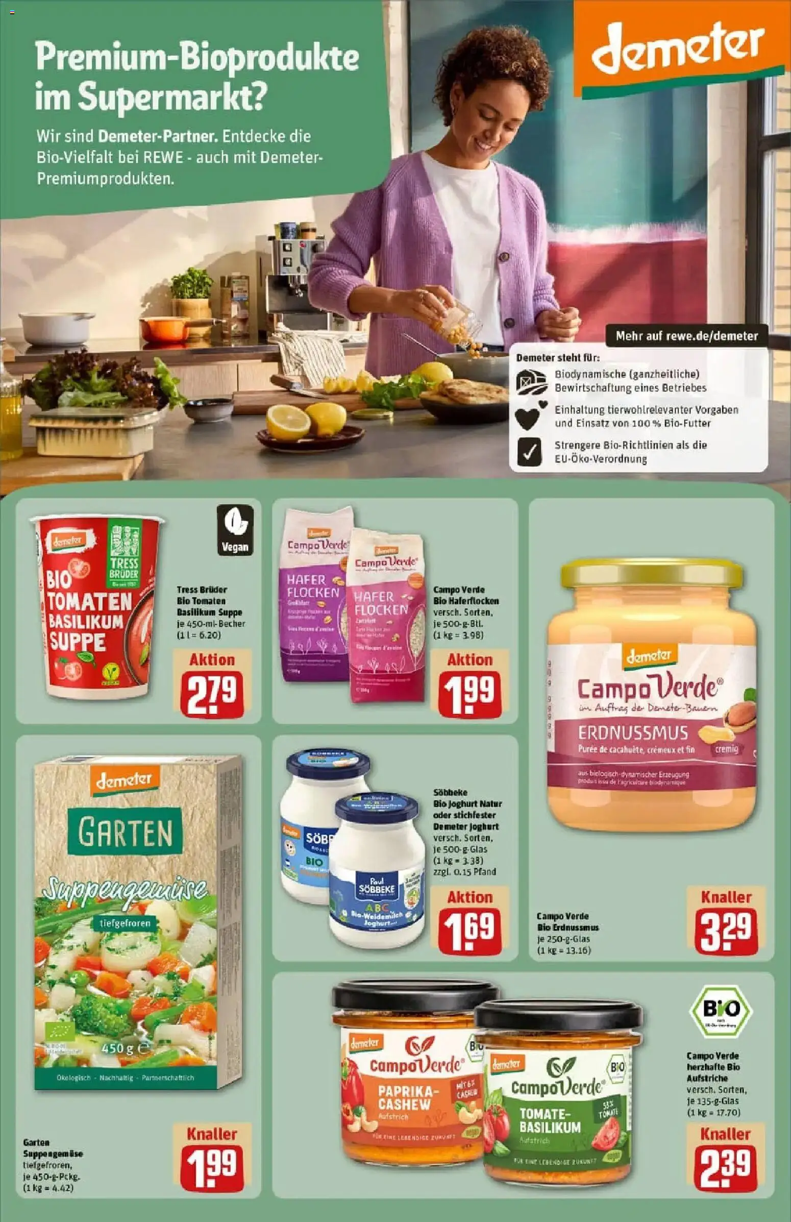 Rewe prospekt Hamburg/Poppenbuettel	 – gültig ab 07.12.2025 | Seite: 23 | Produkte: Joghurt, Tomaten, Paprika, Flocken