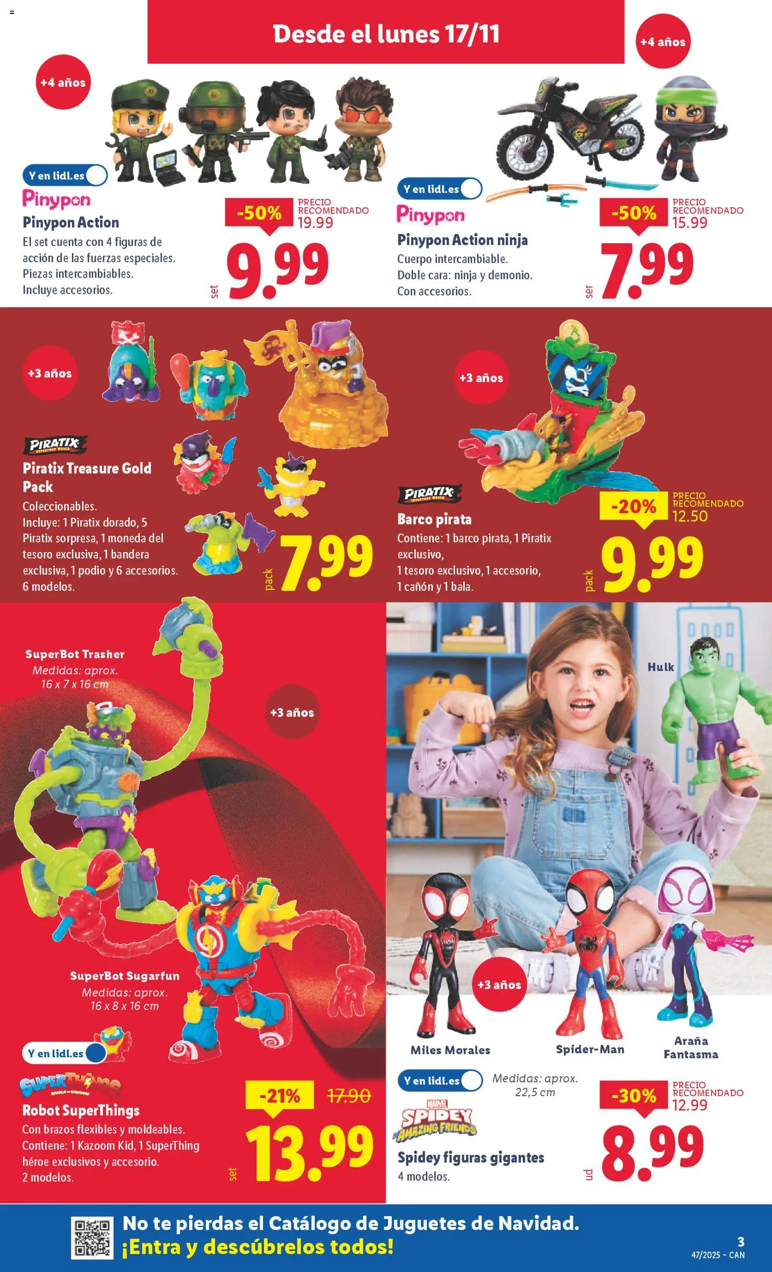 Lidl - Canarias  │ válido desde el 17.11.2025 | Página: 3 | Productos: Té, Juguetes, Robot