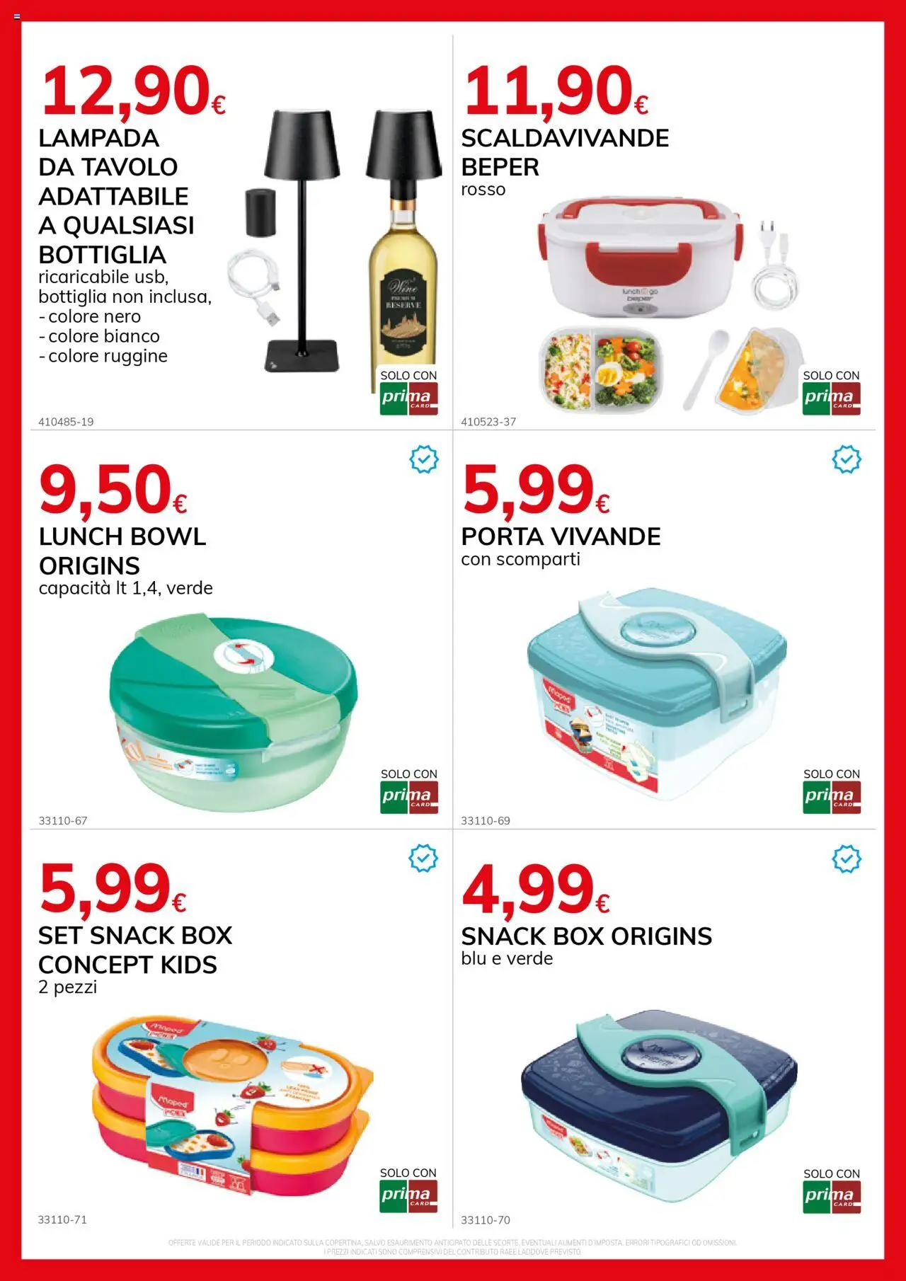 Volantino Basko del 19.08.2025 | Pagina: 18 | Prodotti: Bottiglia, Tavolo, Lampada