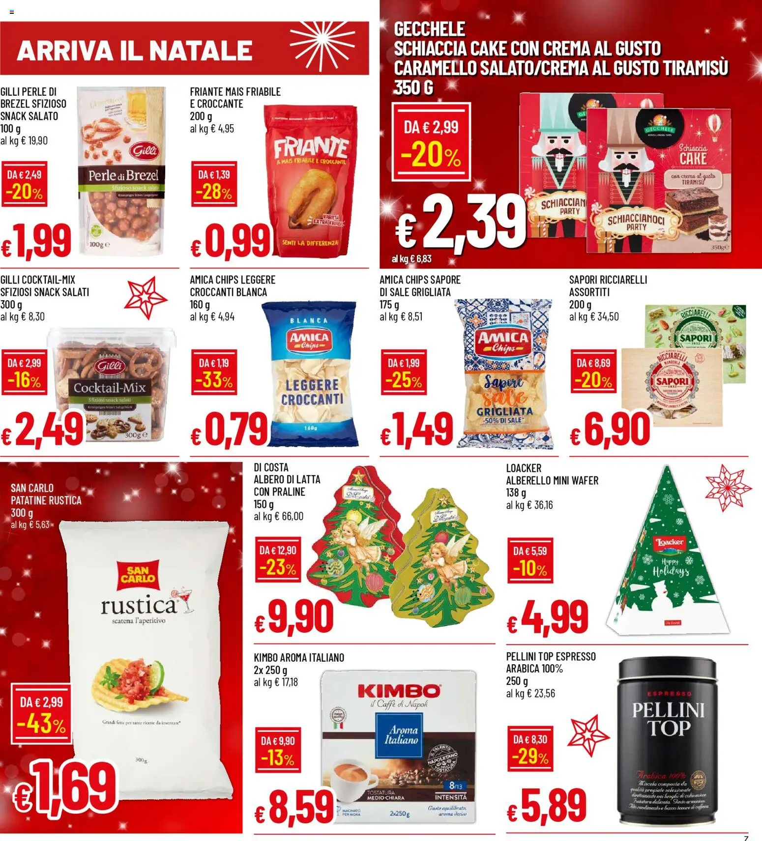 Volantino Galassia del 04.12.2025 | Pagina: 7 | Prodotti: Crema, Patatine, Sale, Mais