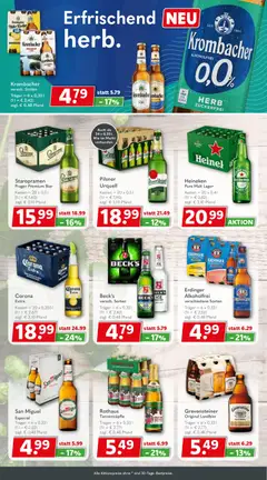 Getränkeland Prospekt 	 ab 13.04.2026 gültig | Seite: 4 | Produkte: Erdinger, Bier, Krombacher alkoholfrei, Krombacher