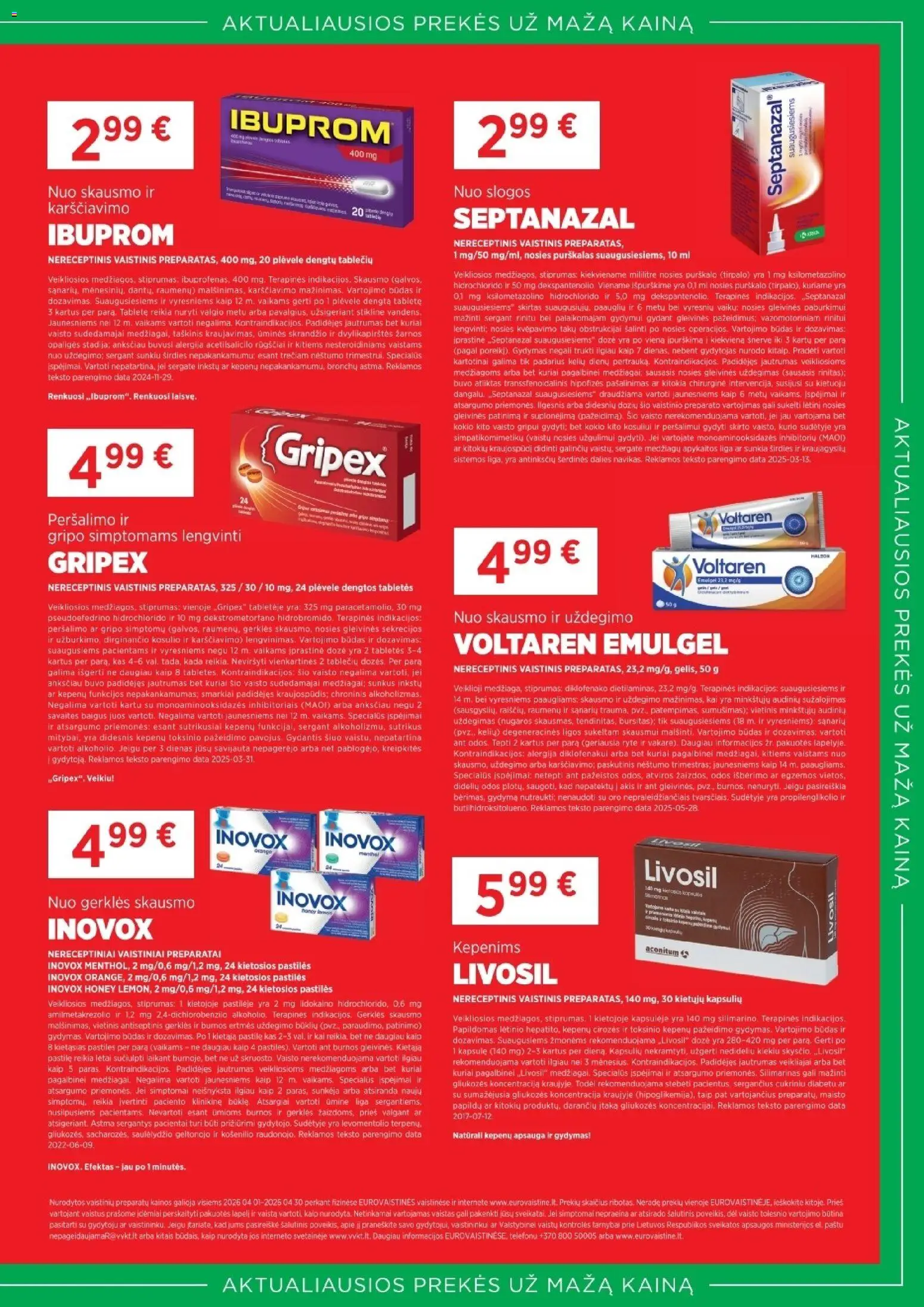 EUROVAISTINĖ akcijos nuo 31.03.2026 | Puslapis: 7