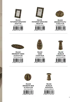 01.03.2026 tarihinden itibaren geçerli olan Karaca Home kataloğu önizlemesi | Sayfa: 13 | Ürünler: Kutu, Vazo