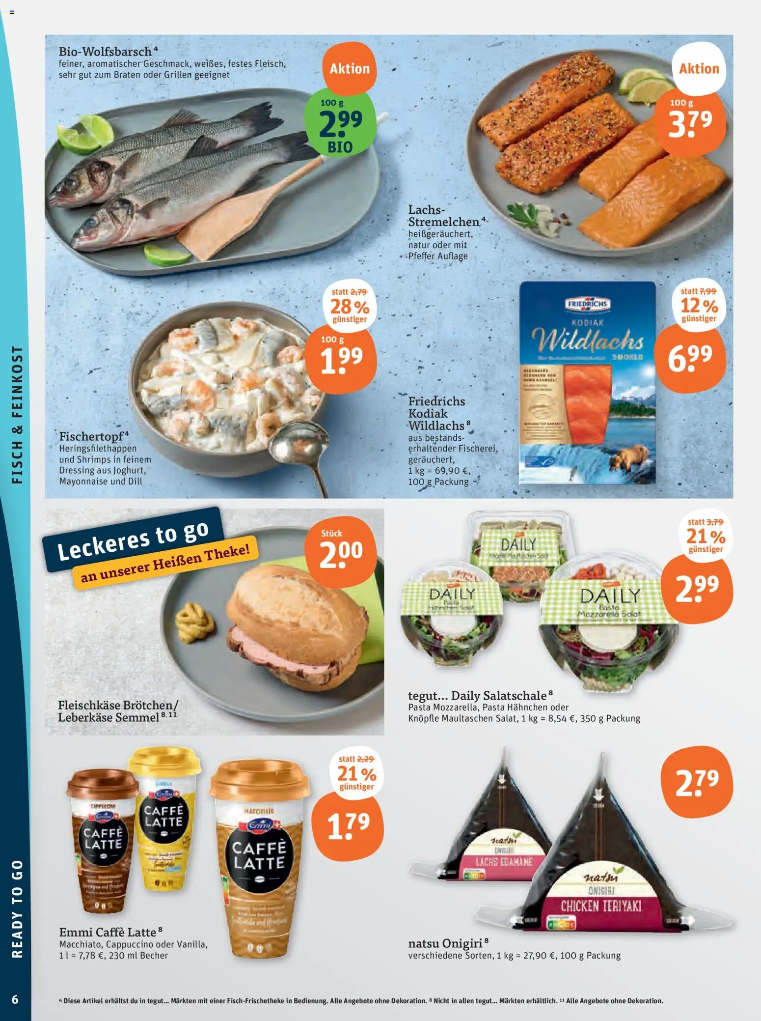 Tegut Prospekt 	 – gültig ab 03.11.2025 | Seite: 8 | Produkte: Theke, Dressing, Lachs, Pfeffer