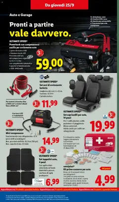 Volantino Lidl del 22.09.2025 | Pagina: 47 | Prodotti: Compressore, Guanti, Borsa, Batteria