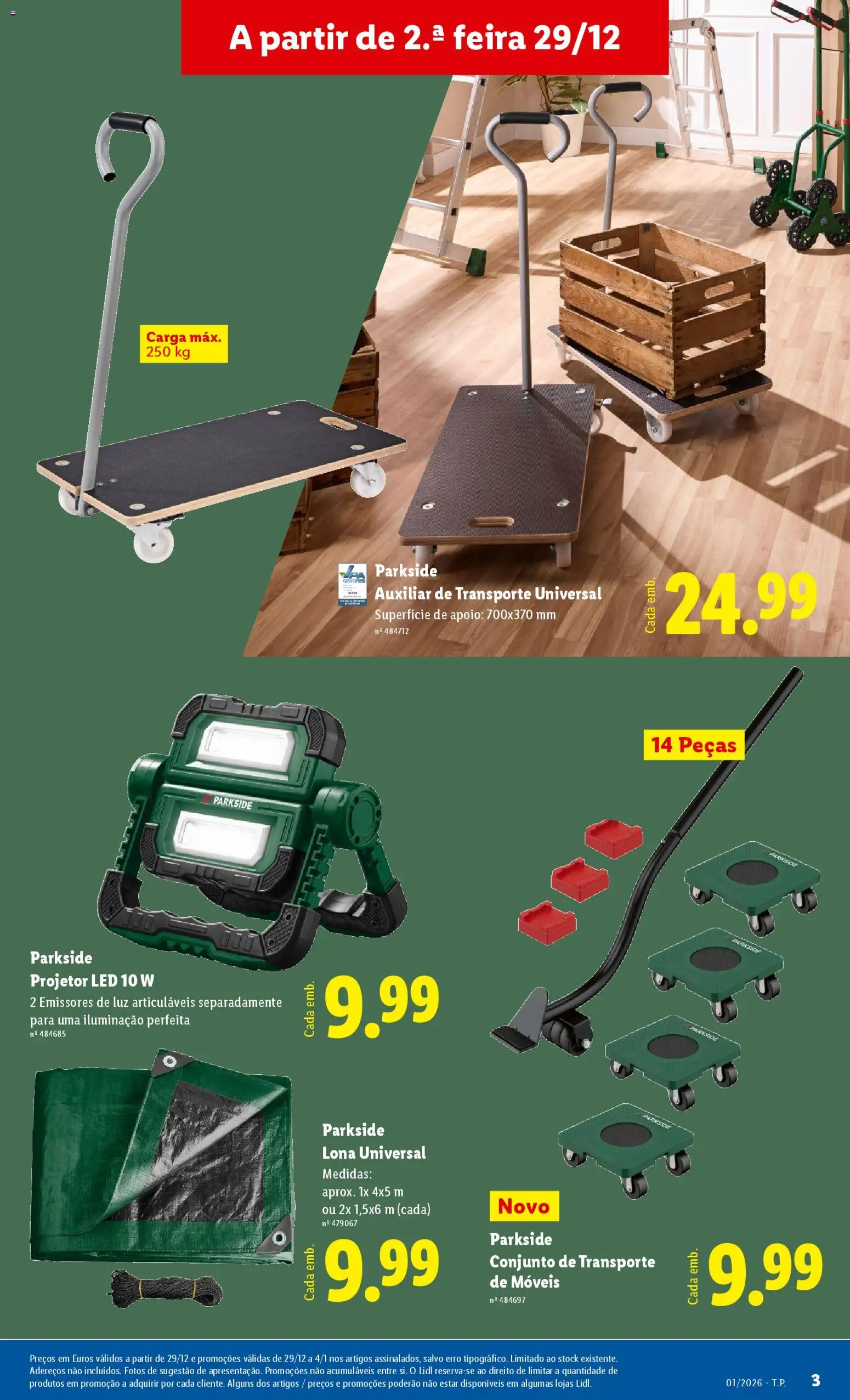 Lidl Novidades │ válido de 29.12.2025 | Página: 3 | Produtos: Projetor