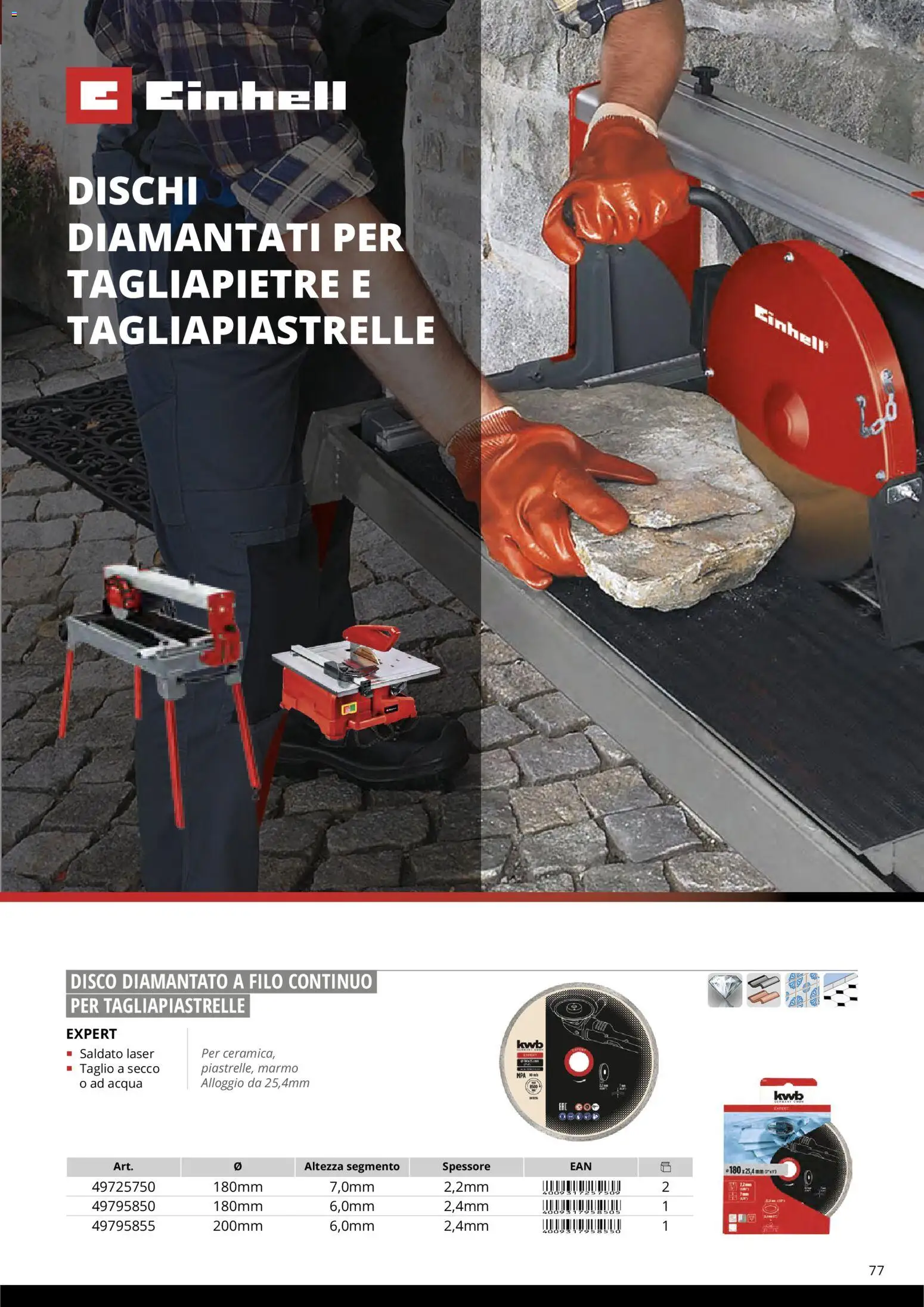 Volantino Einhell del 17.03.2026 | Pagina: 79 | Prodotti: Acqua, Disco