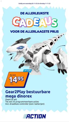 Action -  Cadeautjesfolder  - Voorbeeld van een folder van Action, geldig van 05.11.2025