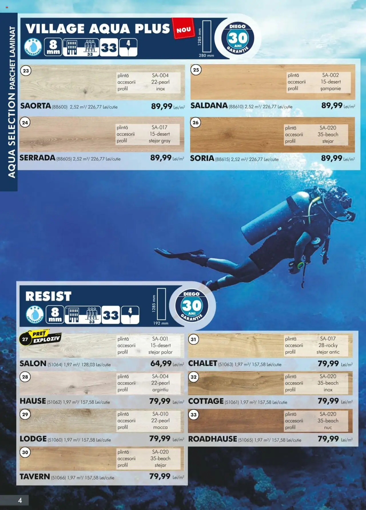 Noul catalog Diego – valabil de la 01.04.2024 | Pagină: 4 | Produse: Parchet
