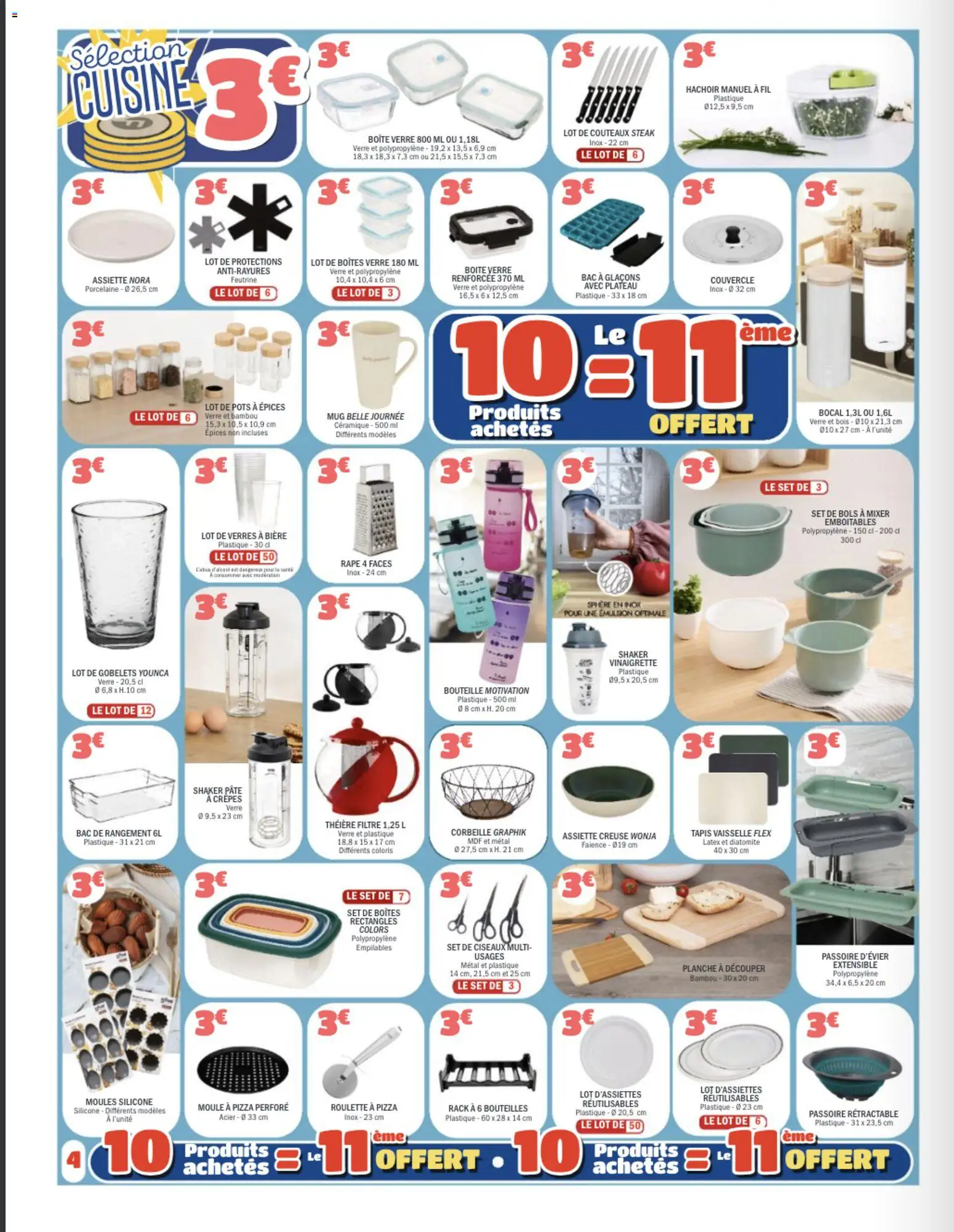 {H1} | Page: 4 | Produits: Filtre, Théière, Porcelaine, Pizza