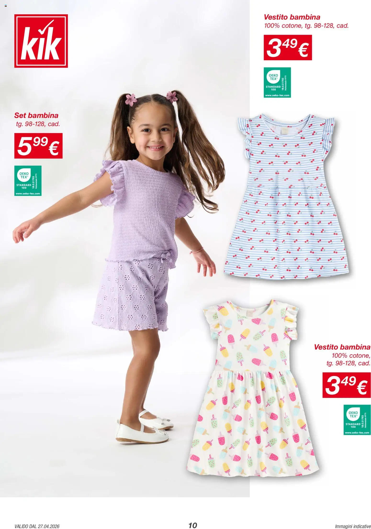 Volantino KiK del 27.04.2026 | Pagina: 10 | Prodotti: Vestito