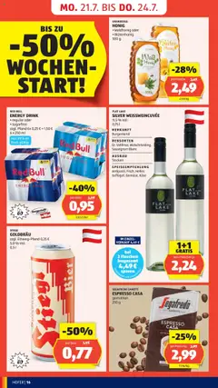 Hofer AT akciós ujság - amely érvényes a következő dátumtól: 18.07.2025 | Oldal: 18 | Termékek: Red bull