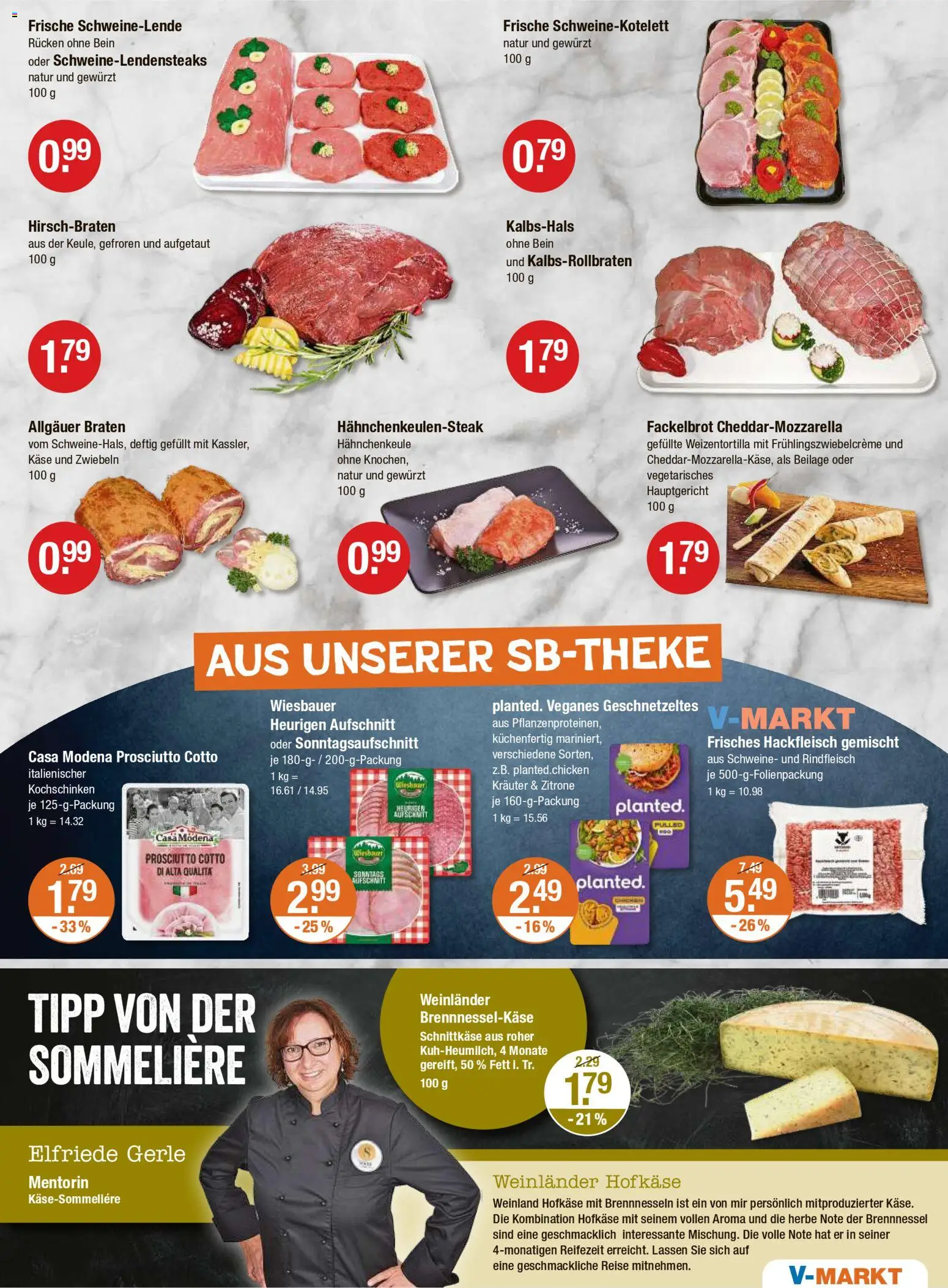 V-Markt - Hallertau / Oberpfalz – gültig ab 23.10.2025 | Seite: 3 | Produkte: Käse, Zitrone, Rindfleisch, Hackfleisch