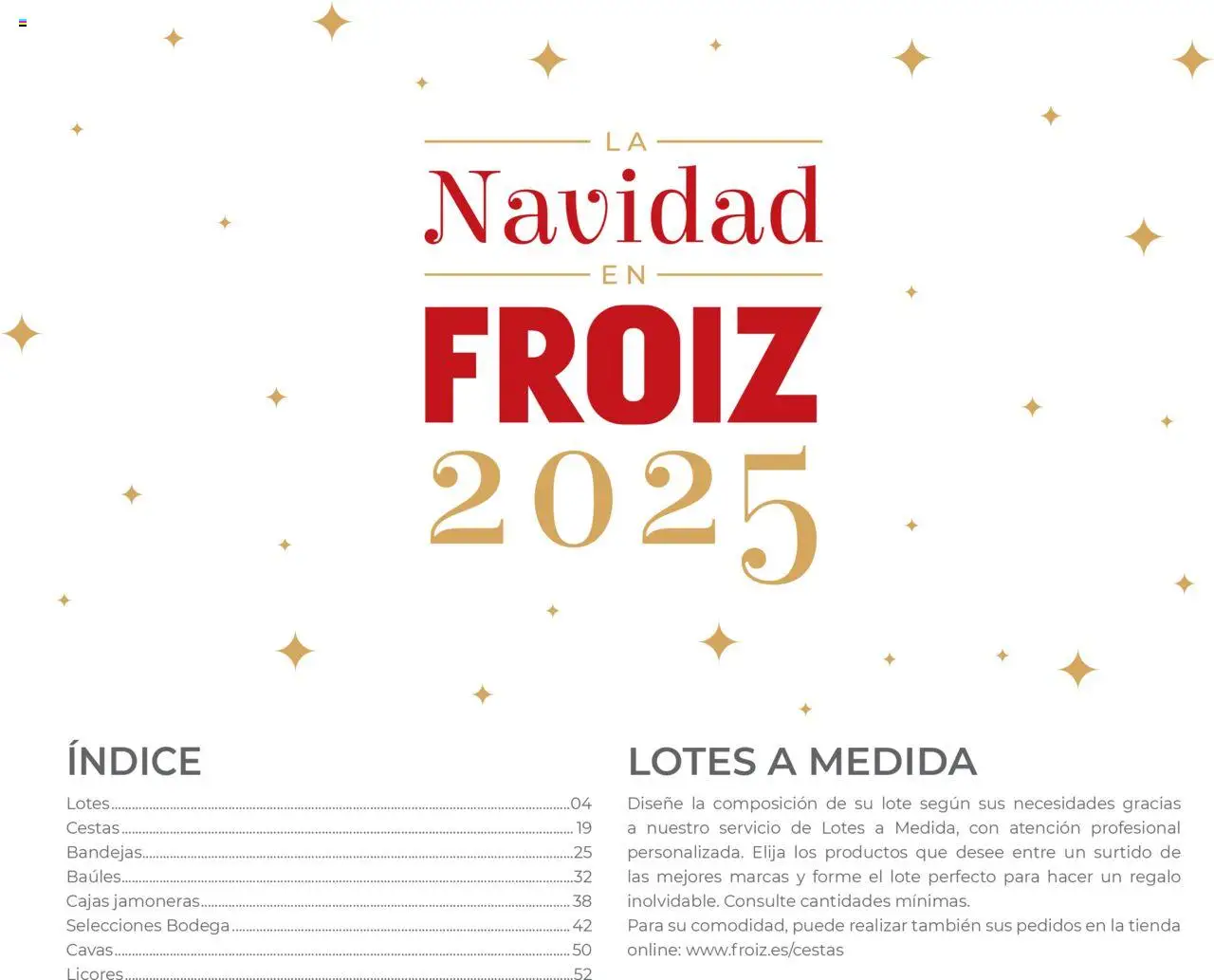 Froiz Catálogo Lotes y Cestas │ válido desde el 16.10.2025 | Página: 3