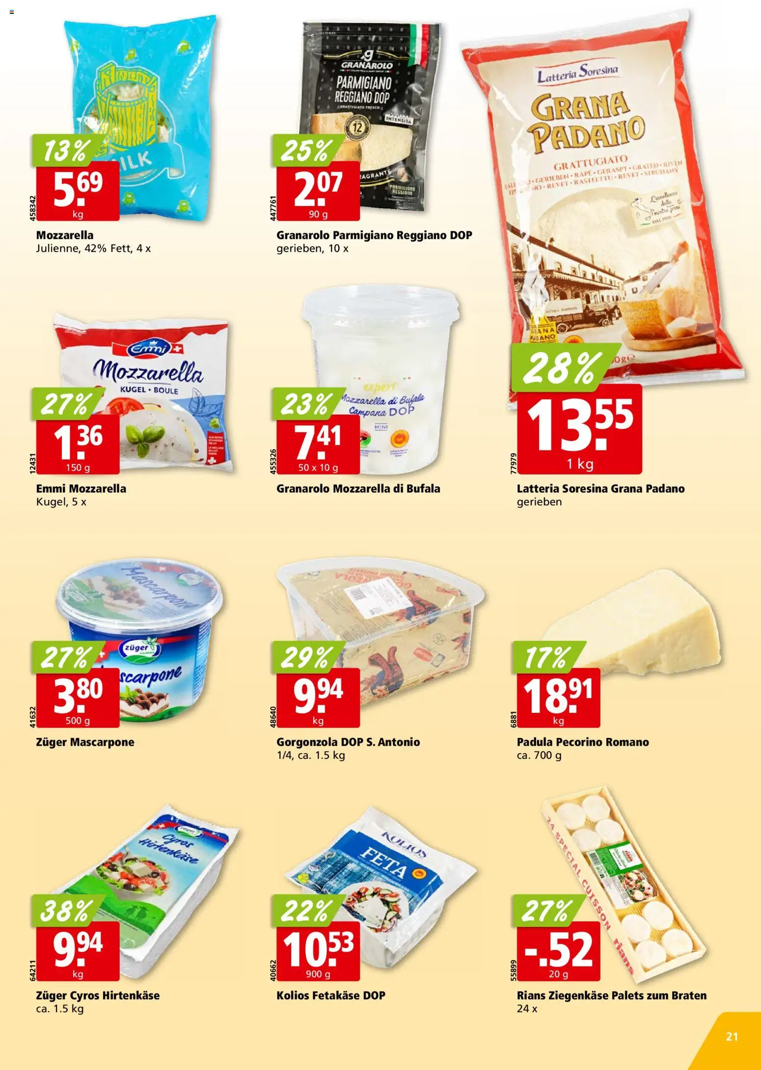 Aligro Aktionen – gültig ab 27.10.2025 | Seite: 21 | Produkte: Feta, Mascarpone, Ziegenkäse