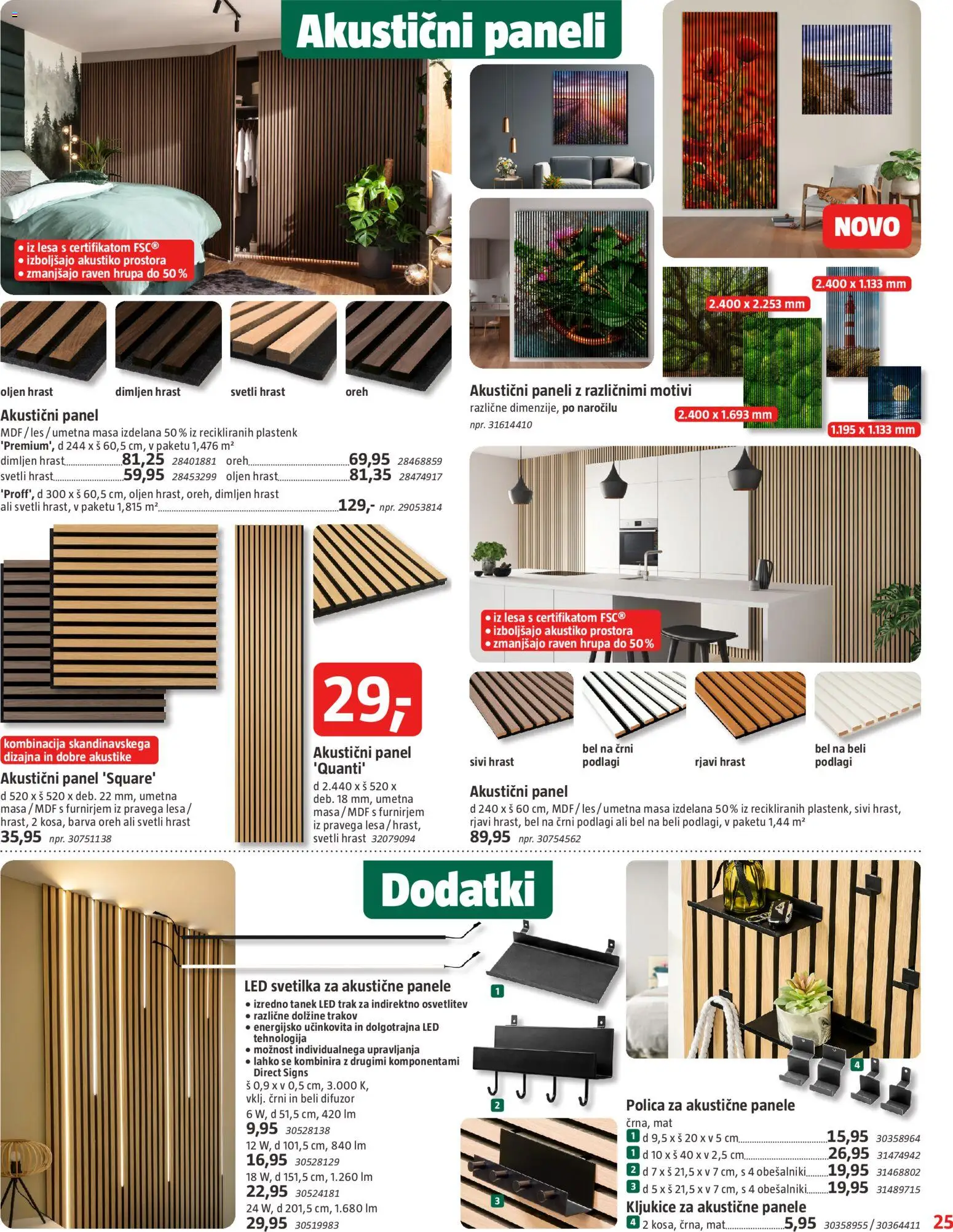 Novi Bauhaus katalog ponudbe – veljaven od 27.11.2025 | Stran: 25 | Izdelki: Led svetilka, Polica, Svetilka, Barva