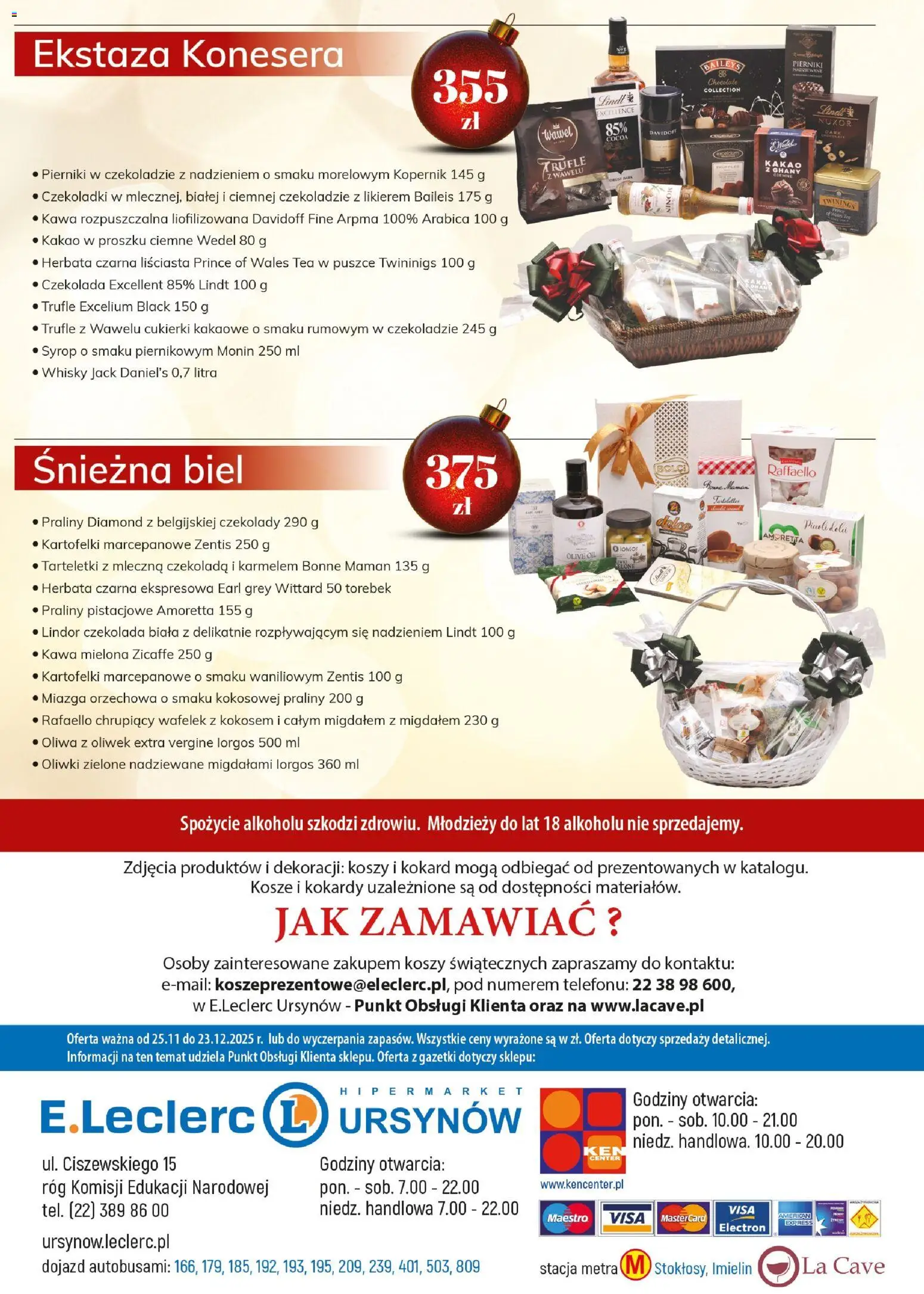 E.Leclerc Gazetka - Warszawa Ursynów od 25.11.2025 | Strona: 4 | Produkty: Pierniki, Kawa, Czekolada, Herbata