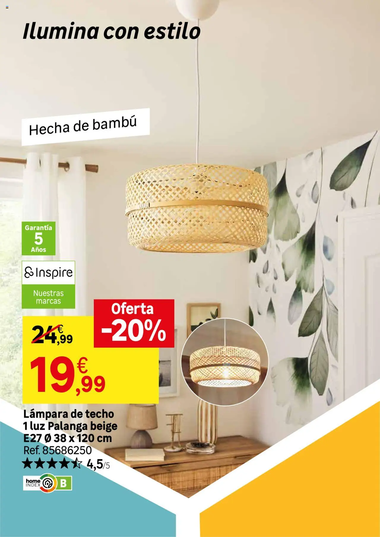 Leroy Merlin catálogo │ válido desde el 26.08.2025 | Página: 42 | Productos: Lámpara de techo, Lámpara