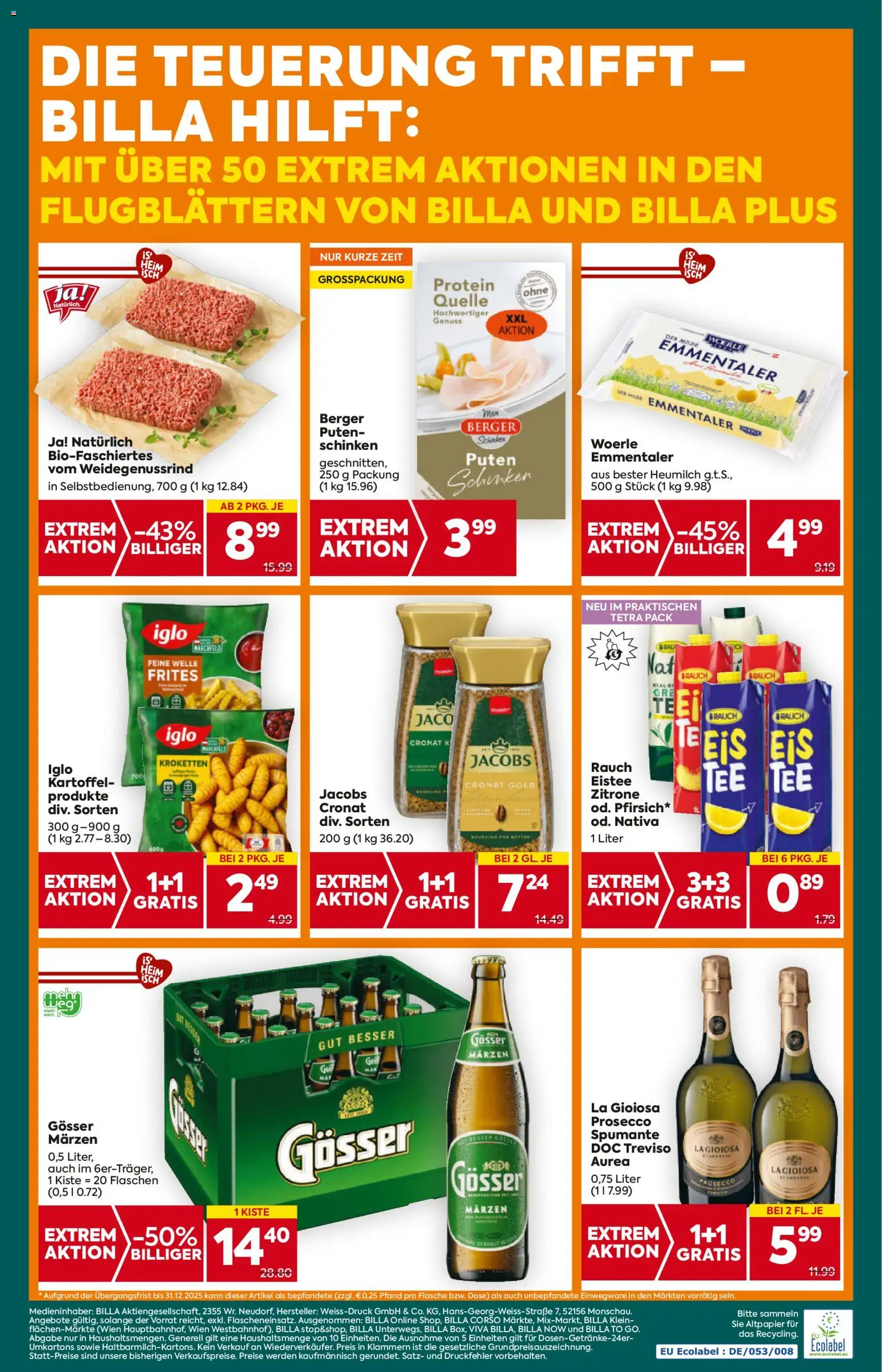 Billa Plus Flugblatt - Niederösterreich gültig ab 06.11.2025 | Seite: 16 | Produkte: Zitrone, Schinken