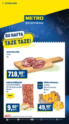 07.01.2026 tarihinden itibaren geçerli olan Metro kataloğu önizlemesi