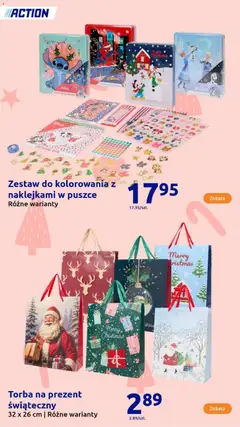 Pogląd oferty "Action Gazetka - Presents" - ważna od 29.10.2025 | Strona: 178 | Produkty: Torba