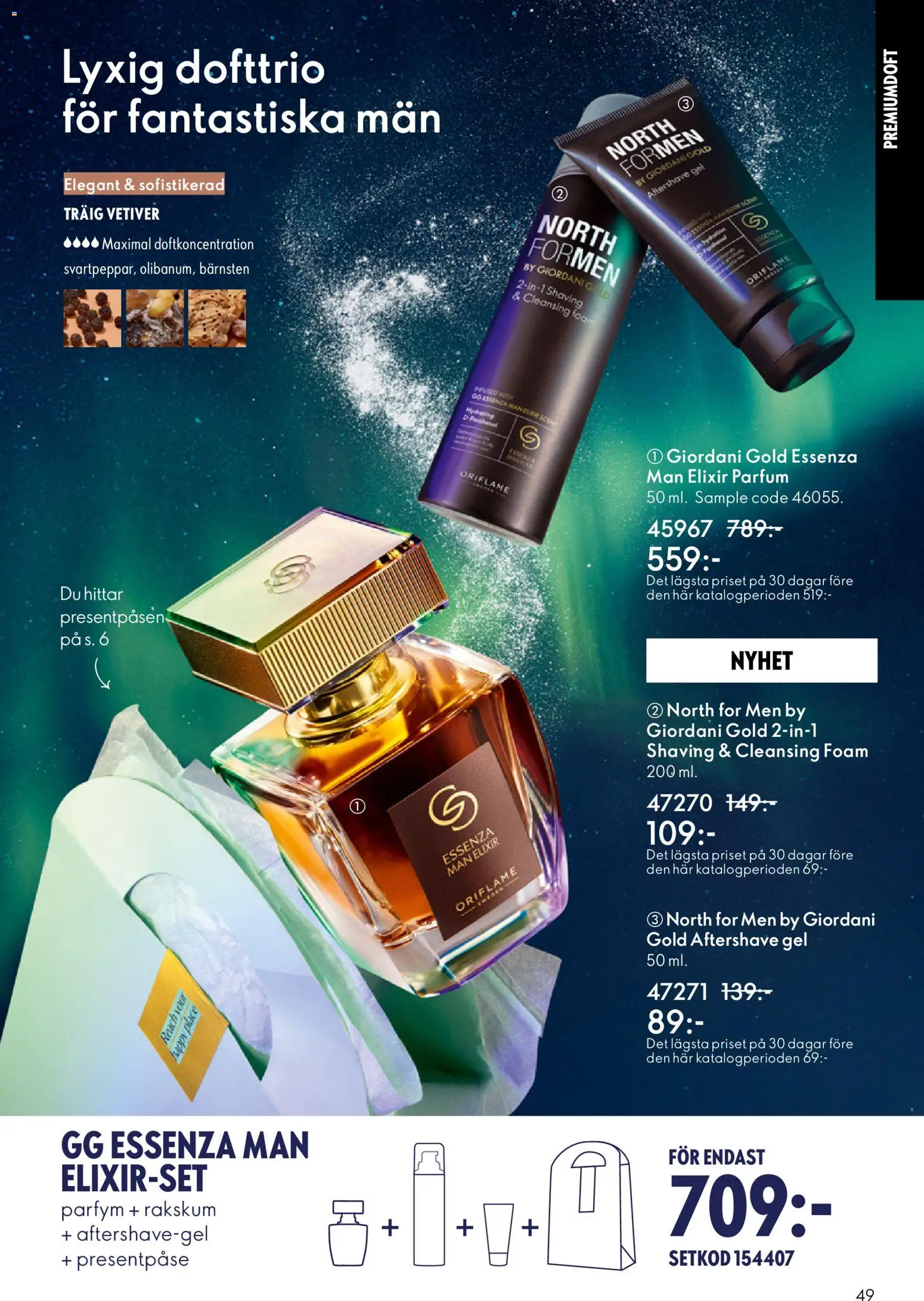 Oriflame reklamblad aktuell från 10.12.2025 | Sida: 49 | Produkter: Parfym, Set