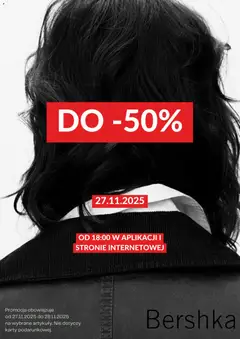 Pogląd oferty "Bershka Black Friday awizo" - ważna od 25.11.2025