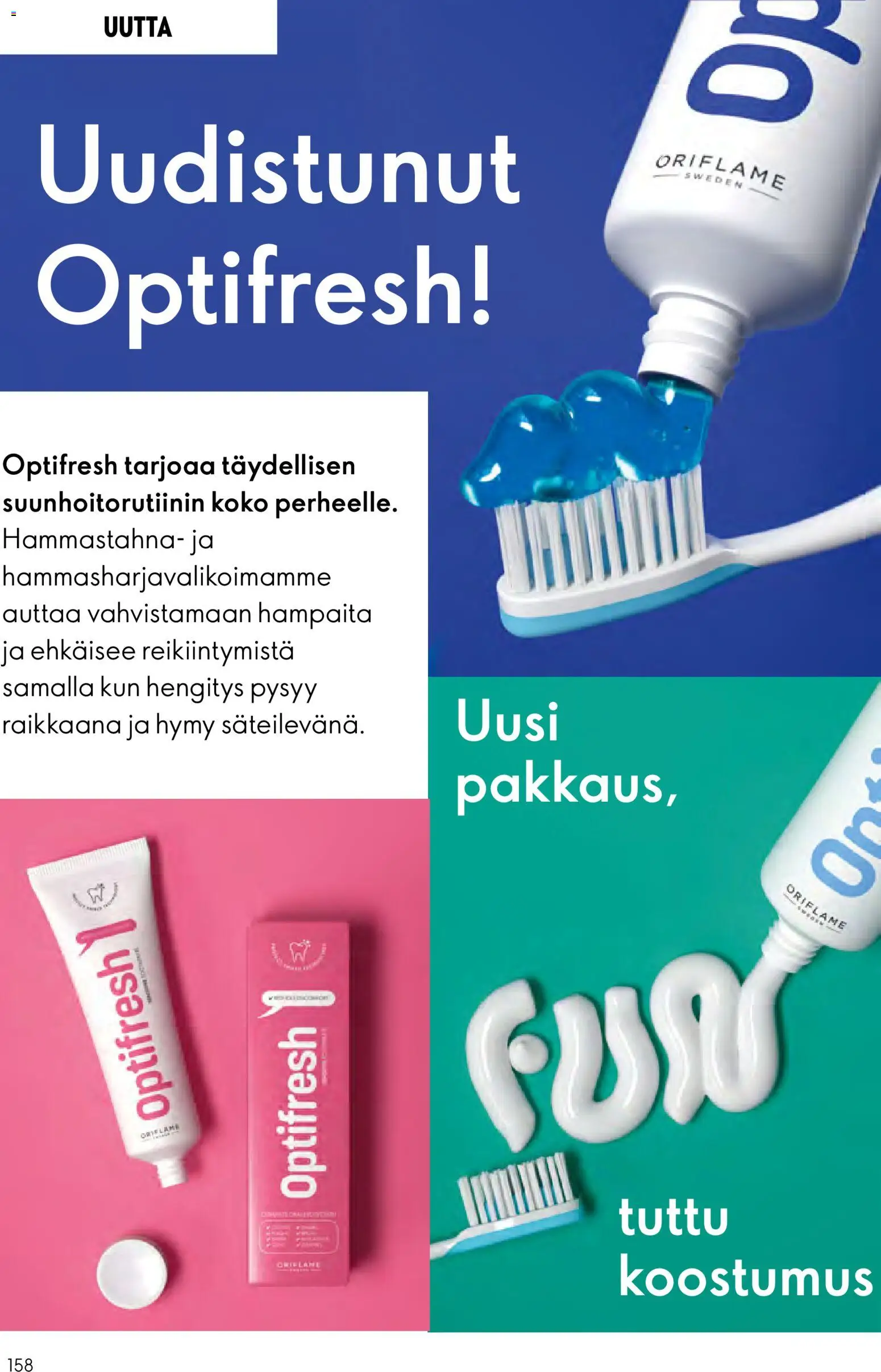 Oriflame - Esite 01 – voimassa 31.12.2025 alkaen | Sivu: 158 | Tuotteet: Hammastahna