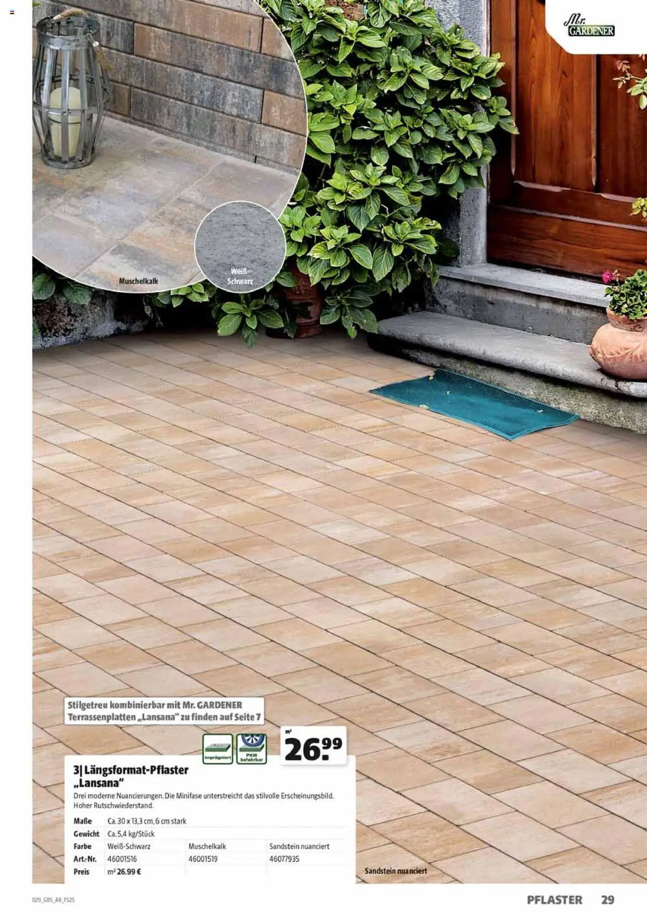 HERKULES Gartenbaustoffe - gültig ab dem 28.07.2025 | Seite: 29 | Produkte: Gewicht