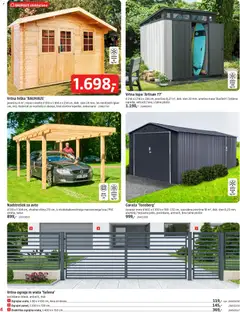 Bauhaus katalog akcije – veljaven od 18.03.2026 | Stran: 4 | Izdelki: Ograja, Vrtna hiška, Talne plošče, Vrata